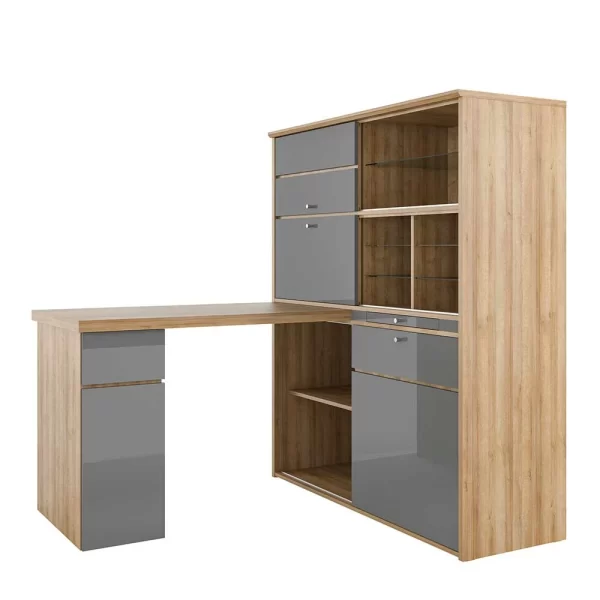 Platzsparendes Mini Office Modern – Vogdana 3