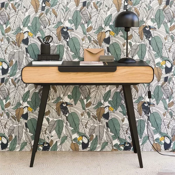 Retro Desig-Schreibtisch 100x77x47 Cm – Dustin 3