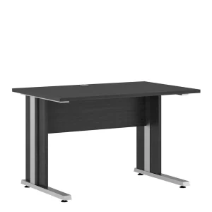 Schreibtisch In Eiche Grau & Alu – Xena 18