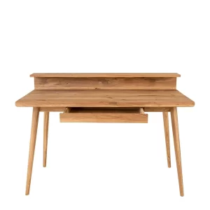 Schreibtisch Mit Aufsatz & Schublade Aus Holz – Garzone 14