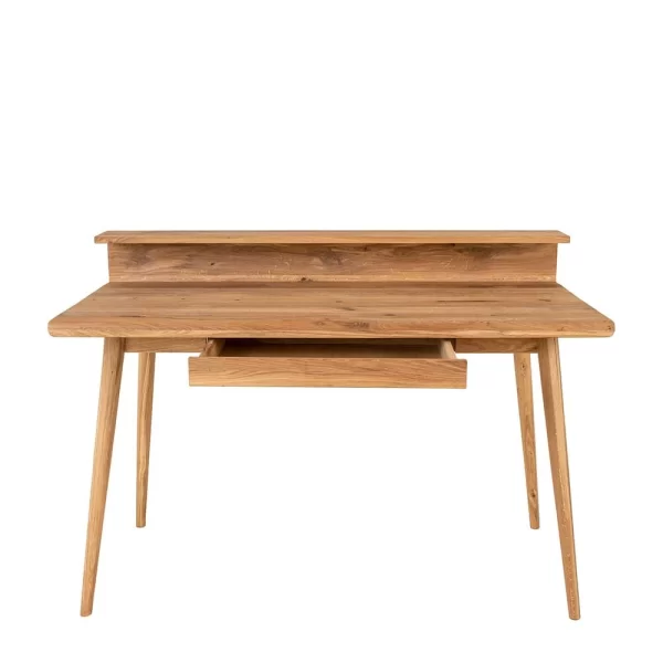Schreibtisch Mit Aufsatz & Schublade Aus Holz – Garzone 5