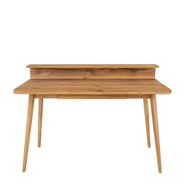 Schreibtisch Mit Aufsatz & Schublade Aus Holz – Garzone 3
