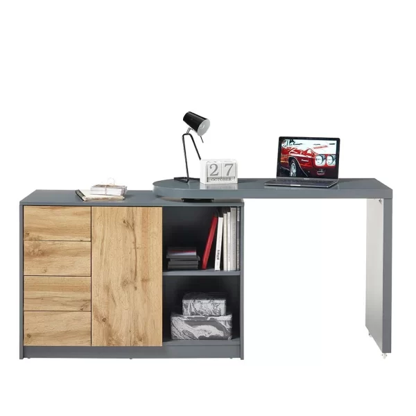 Schreibtisch Mit Schrank Flexibel Nutzbar – Griffina 4