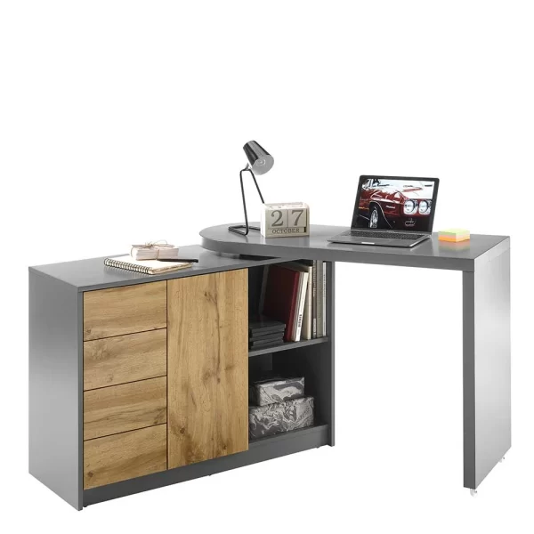 Schreibtisch Mit Schrank Flexibel Nutzbar – Griffina 5