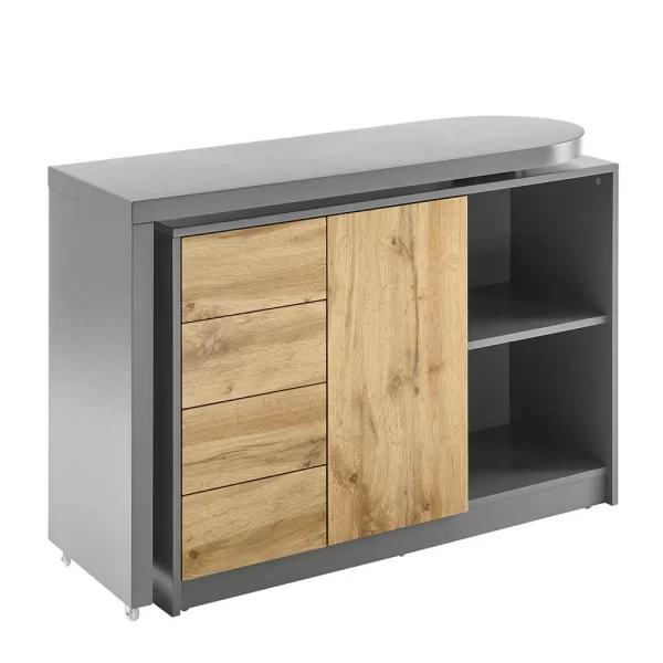 Schreibtisch Mit Schrank Flexibel Nutzbar – Griffina 6