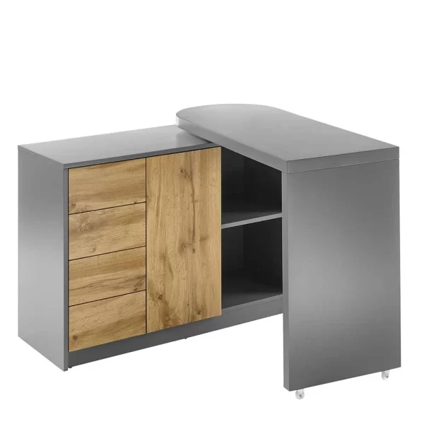 Schreibtisch Mit Schrank Flexibel Nutzbar – Griffina 7
