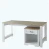 Schreibtisch & Rollcontainer Kombi – Mehady (zweiteilig) 22