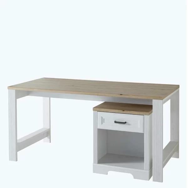 Schreibtisch & Rollcontainer Kombi – Mehady (zweiteilig) 1