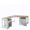 Schreibtisch & Rollcontainer Set – Mehady (dreiteilig) 20