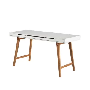 Schreibtisch Fino In Weiß Buche 10