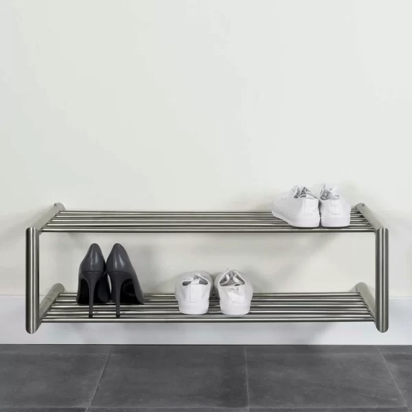 Schuhregal Für Die Wandmontage Aus Edelstahl – Sipano 1