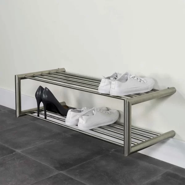 Schuhregal Für Die Wandmontage Aus Edelstahl – Sipano 3