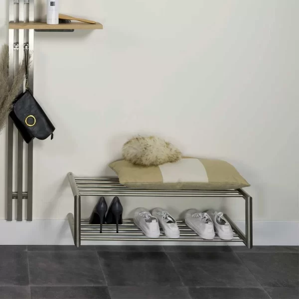 Schuhregal Für Die Wandmontage Aus Edelstahl – Sipano 5