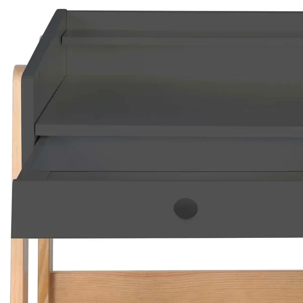 Skandi Schreibtisch In Grau & Pinie Natur – Istiane 6