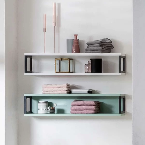 Stylisches Hängeregal Aus Stahl In Mint – Esdrus 5