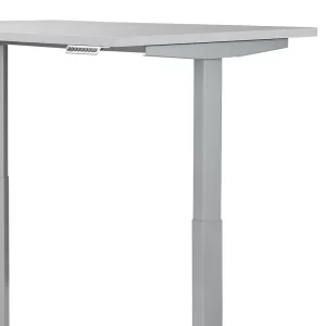 T-Gestell Schreibtisch Groß In Grau – Madalas 10