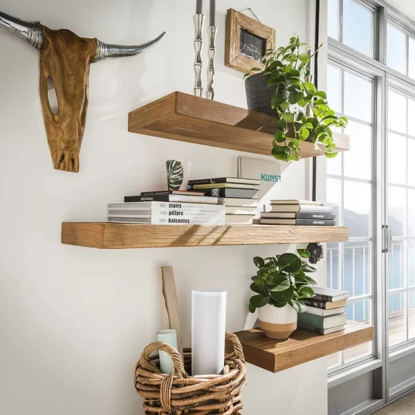 Teak Wandboard Mit 4 Cm Stärke – Palium 4
