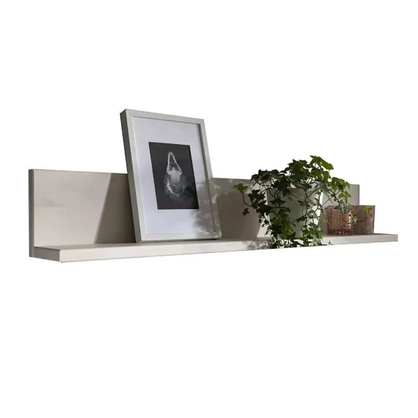 Topp Wohnwand Wandboard In Weiß Holz – Meuvrun 3