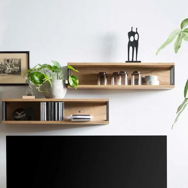 Wand Regal In Eiche Touchwood – Swurta 6