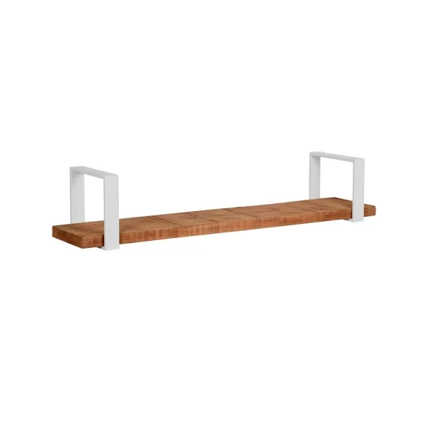 Wandboard Aus Mangoholz & Metall Weiß – Siza 6