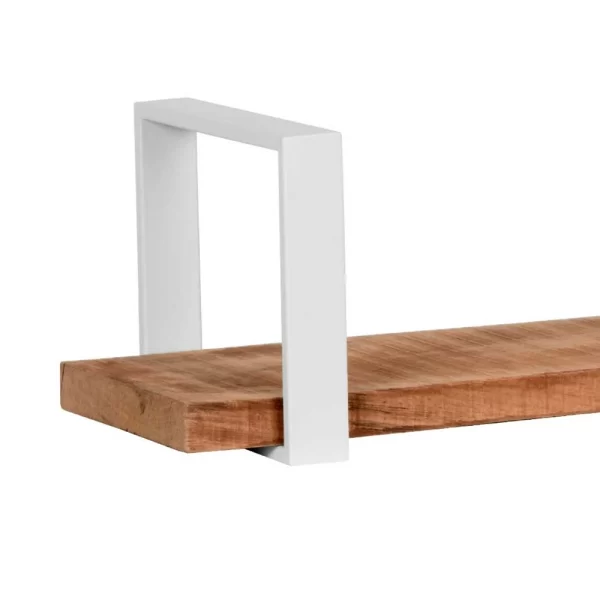 Wandboard Aus Mangoholz & Metall Weiß – Siza 7