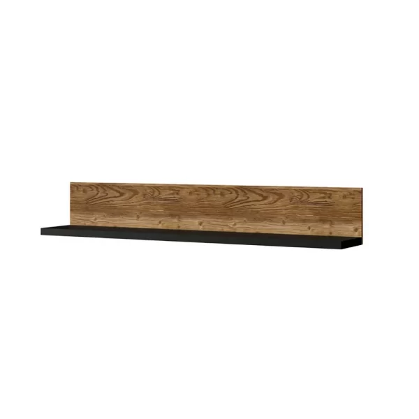 Wandboard In Fichte Holzoptik & Schwarz – Legano 3