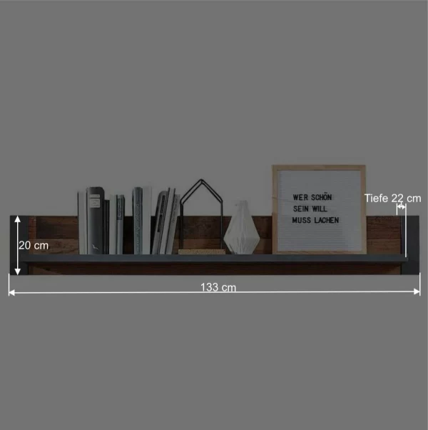 Wandboard In Used Holz & Anthrazit – Firodras 7