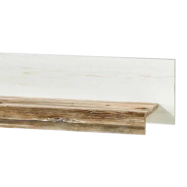 Wandboard In Weiß & Pinie Shabby Nedita Scandi Chic 4