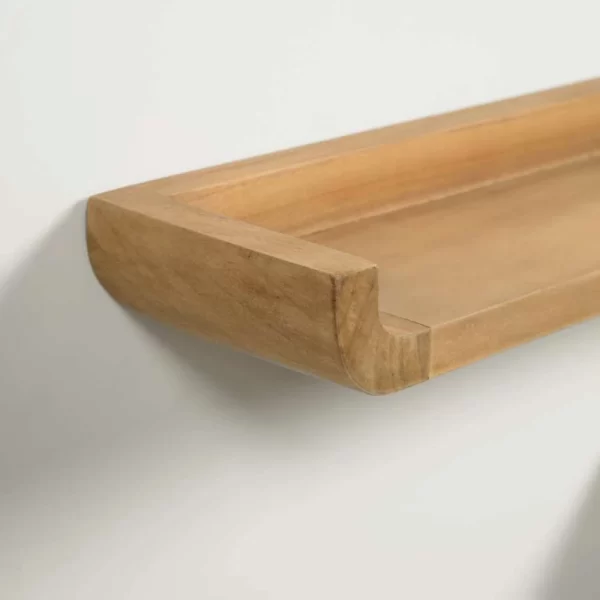 Wandboards Aus Teak Massivholz – Matsy (2er Set) 3