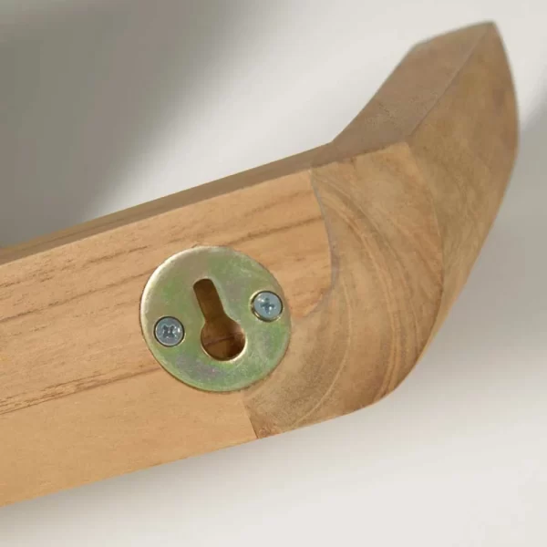 Wandboards Aus Teak Massivholz – Matsy (2er Set) 4
