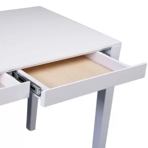 Weißer Schreibtisch Mit Zwei Schubladen – Scope 12