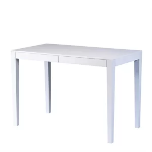 Weißer Schreibtisch Mit Zwei Schubladen – Scope 8