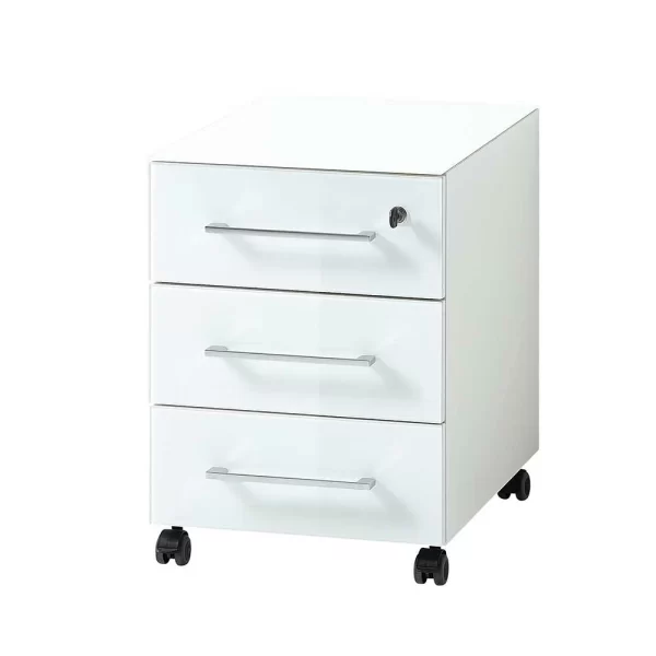 Weißes Büromöbel Set Mit Schreibtisch – Fidania (zweiteilig) 6