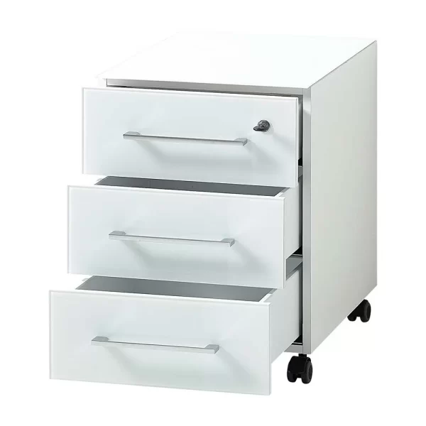 Weißes Büromöbel Set Mit Schreibtisch – Fidania (zweiteilig) 7