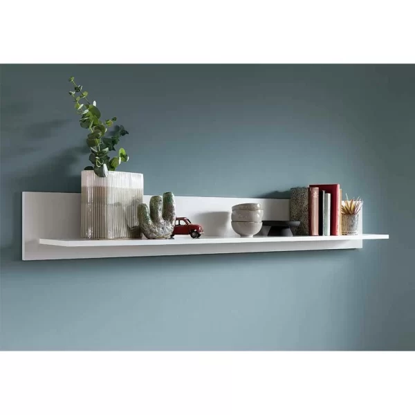 Wohnzimmer Wandboard In Weiß – 160cm Breit – Volicra 1